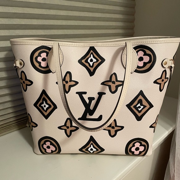 Louis Vuitton Wild at Heart Neverfull cream - Picture 2 of 10